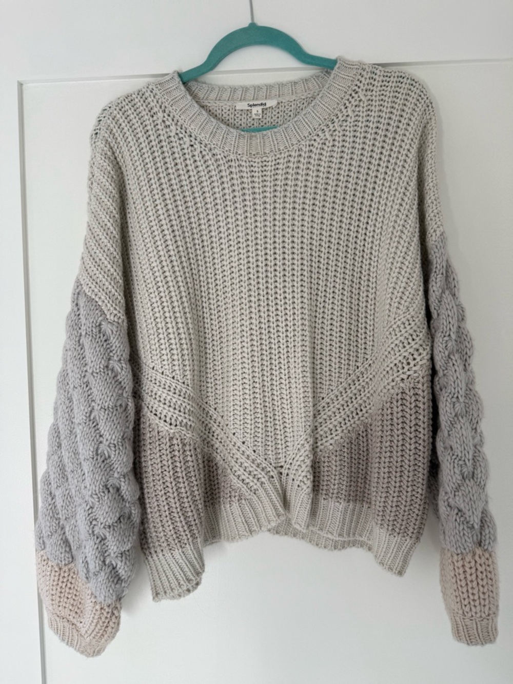 Splendid Margo Chunky Textured Sweater Women's Small